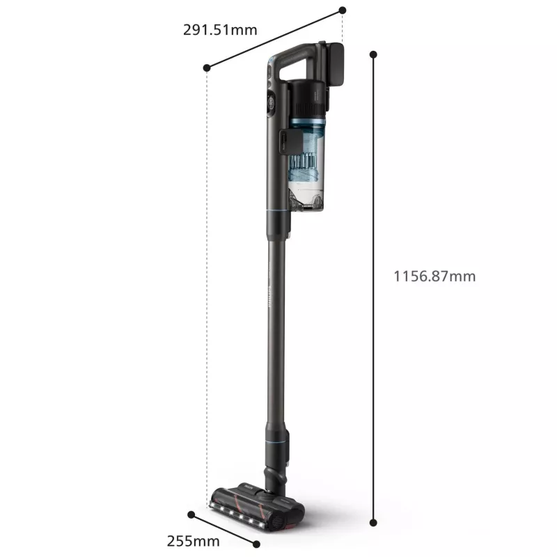 Aspirador vertical/elétrico Philips XC7163/01 aspirador vertical 2-em-1 bateria húmido e seco sem saco 0,6 l azul