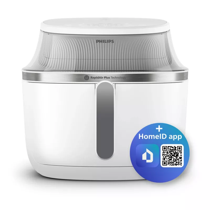 Fritadeira de ar quente Philips 3000 series NA331/10 — 6,2 L, 1700 W, LED tátil, autónoma