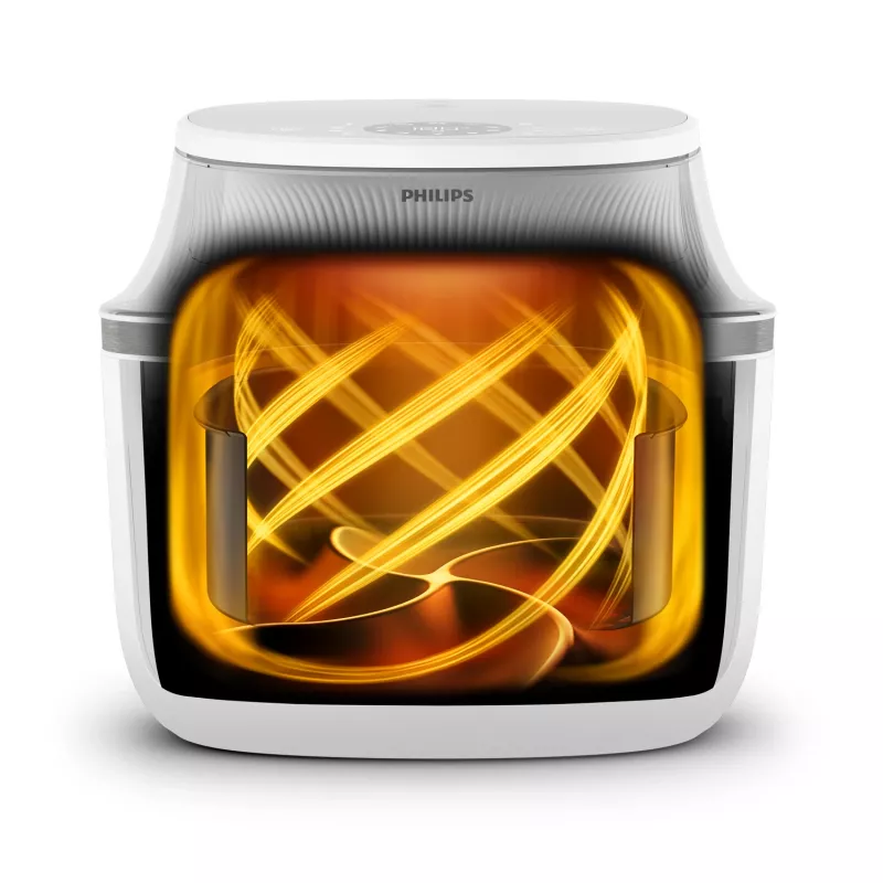 Fritadeira de ar quente Philips 3000 series NA331/10 — 6,2 L, 1700 W, LED tátil, autónoma