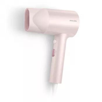 Secador de cabelo Philips Série 3000 BHD321/50, 1600 W, rosa, 2 níveis de calor/2 velocidades, iónico