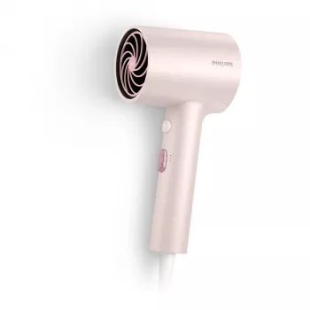 Secador de cabelo Philips Série 3000 BHD321/50, 1600 W, rosa, 2 níveis de calor/2 velocidades, iónico