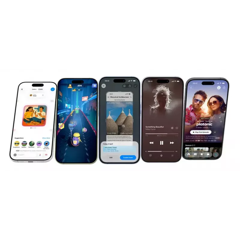 Smartphone Apple iPhone 17 6,3 polegadas Dual SIM 256 GB Lavanda, A19, iOS 26, IP68