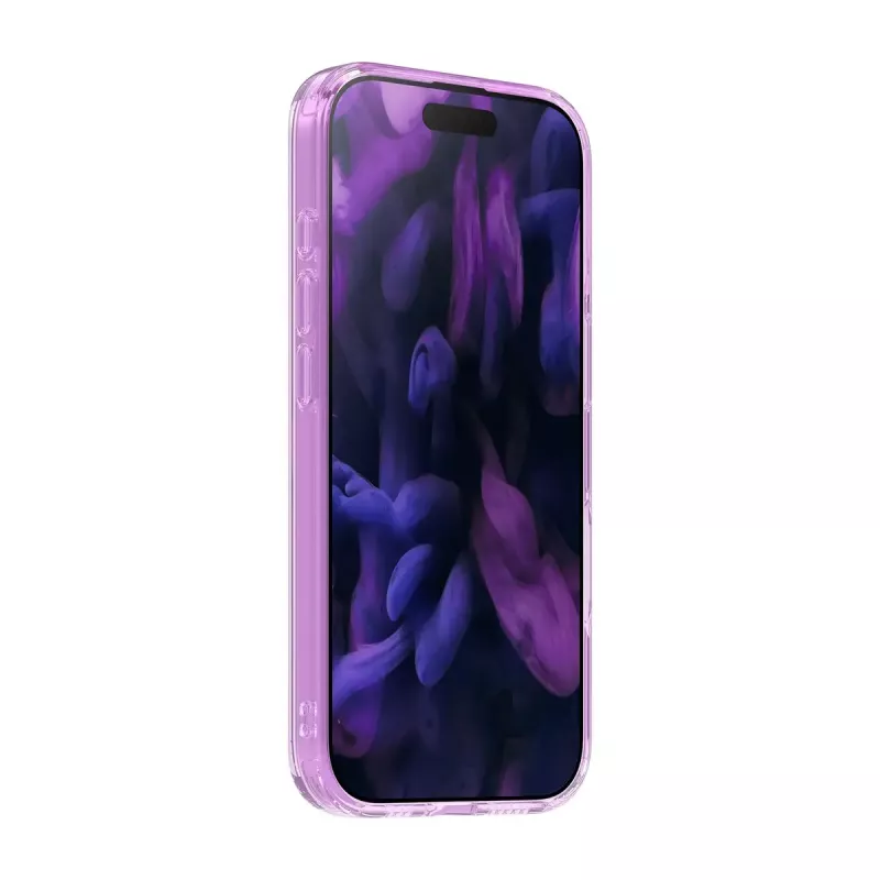 Capa LAUT CRYSTAL FLURO iPhone 17 Rosa-claro 16 cm (6.3 polegadas)