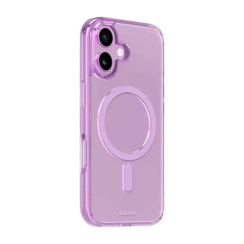 Capa LAUT CRYSTAL FLURO iPhone 17 Rosa-claro 16 cm (6.3 polegadas)