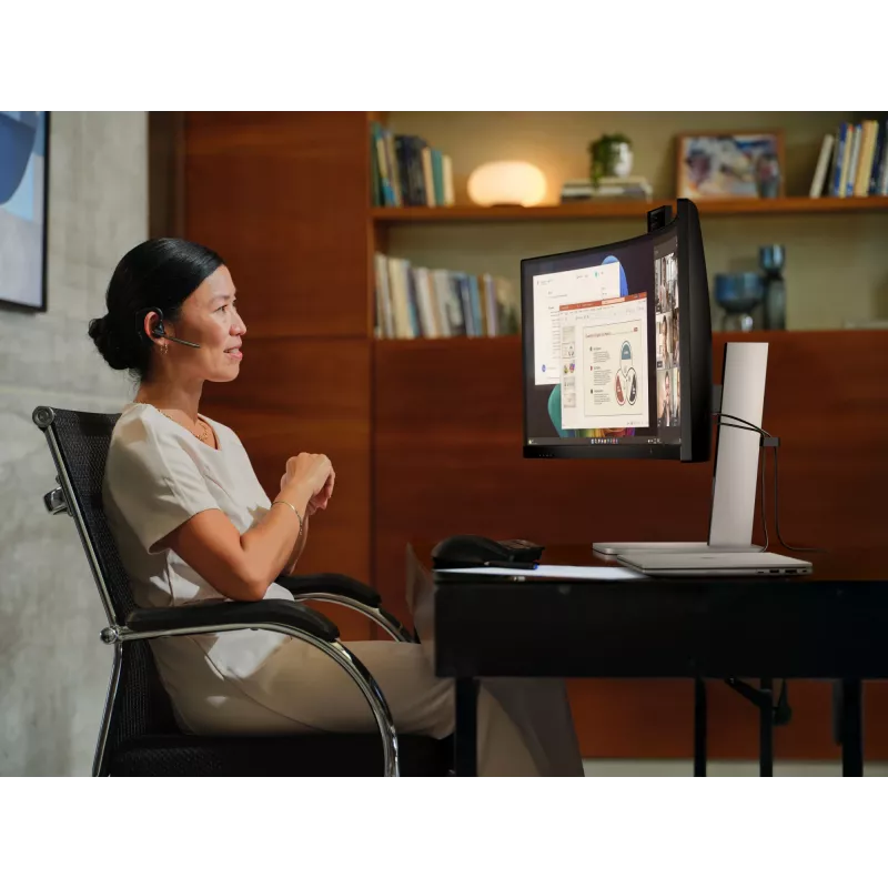Monitor de conferência HP Series 5 Pro 49 polegadas DQHD - 549pm, 124,5 cm (49 polegadas), 5120 x 1440 píxeis, Dual QHD, LCD, 5 ms, preto