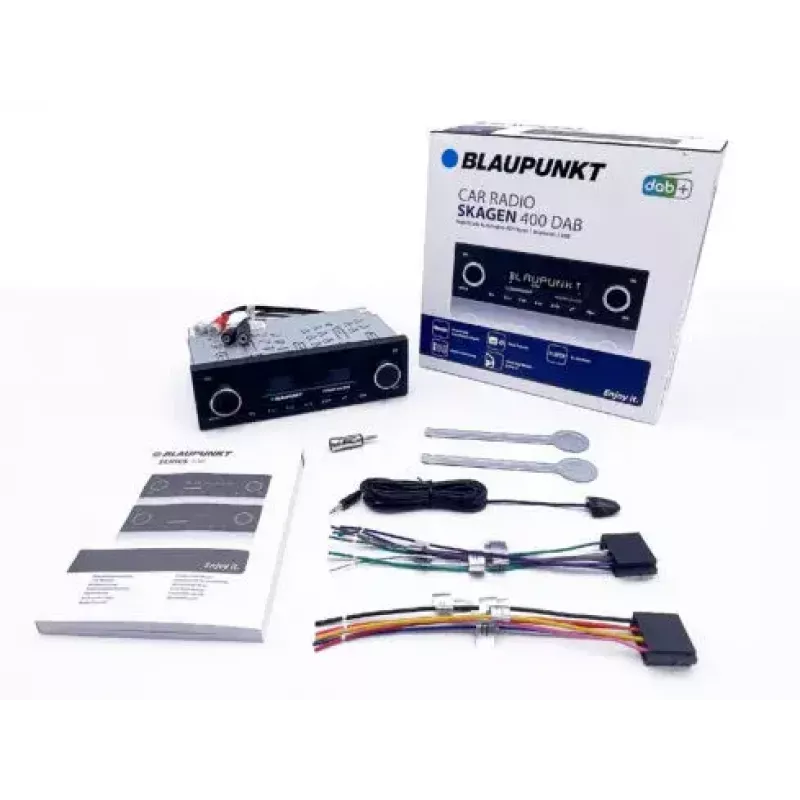 Autorrádio Blaupunkt Skagen 400 DAB preto 200 W Bluetooth 4.0 canais