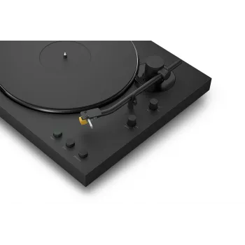 Gira-discos áudio de acionamento por correia Sony PS-LX5BT automático, Bluetooth aptX/aptX-Adaptive/SBC, preto, 430×367×118 mm