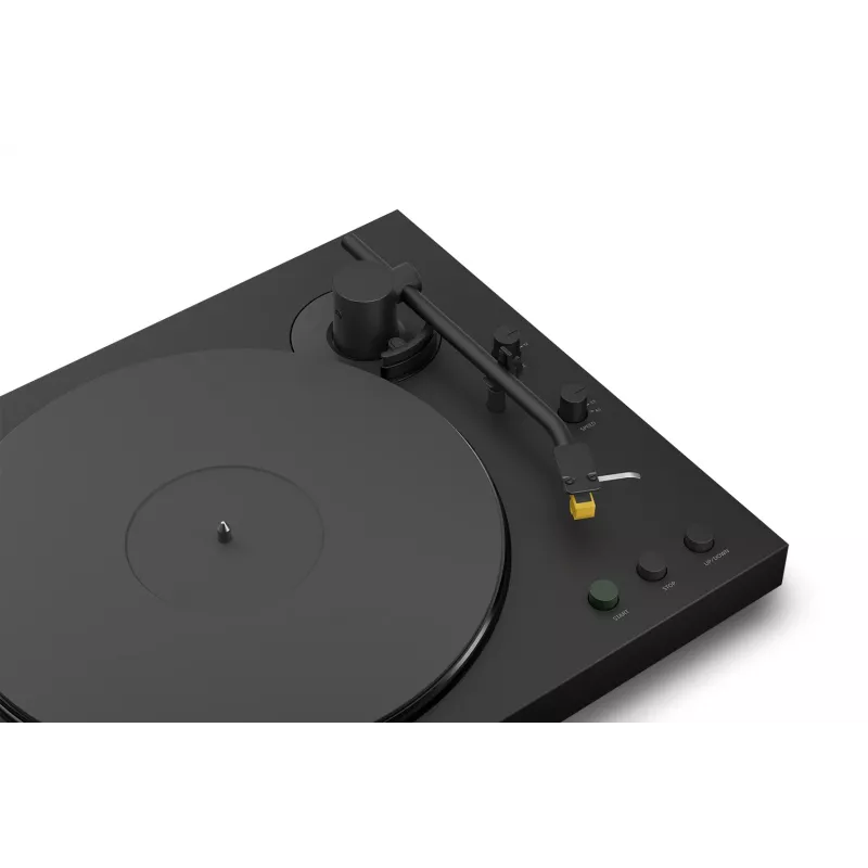 Gira-discos áudio de acionamento por correia Sony PS-LX5BT automático, Bluetooth aptX/aptX-Adaptive/SBC, preto, 430×367×118 mm