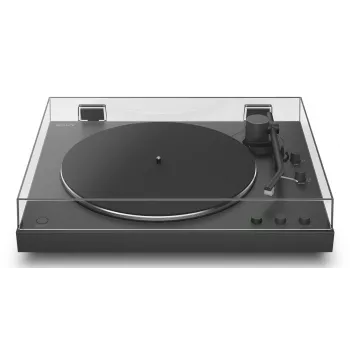 Gira-discos áudio de acionamento por correia Sony PS-LX3BT automático, preto, Bluetooth aptX/aptX-Adaptive/SBC, 430×367×118 mm