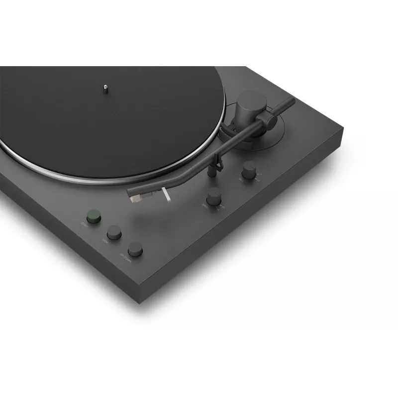 Gira-discos áudio de acionamento por correia Sony PS-LX3BT automático, preto, Bluetooth aptX/aptX-Adaptive/SBC, 430×367×118 mm