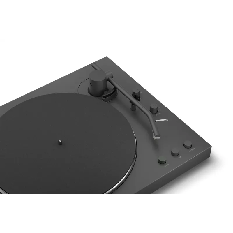 Gira-discos áudio de acionamento por correia Sony PS-LX3BT automático, preto, Bluetooth aptX/aptX-Adaptive/SBC, 430×367×118 mm