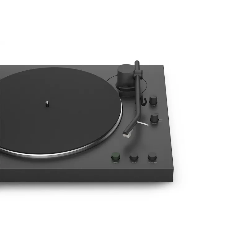 Gira-discos áudio de acionamento por correia Sony PS-LX3BT automático, preto, Bluetooth aptX/aptX-Adaptive/SBC, 430×367×118 mm