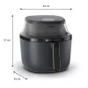 Fritadeira de ar quente Philips 3000 Série NA330/00 — 6,2 l, 1700 W, LED tátil, preto