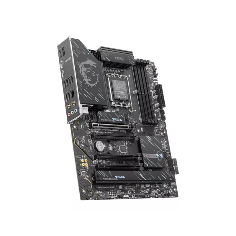 Motherboard MSI Z890 Gaming WiFi — Intel Z890 ATX, LGA1851 (S1851), DDR5, 4x DIMM, Wi-Fi 7, 2.5GbE, 3x M.2