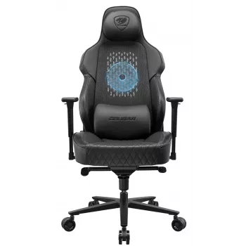 Cadeira gaming universal COUGAR CGR-ARP-BLB Assento acolchoado Preto, Laranja