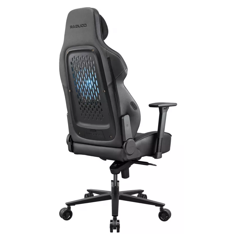 Cadeira gaming universal COUGAR CGR-ARP-BLB Assento acolchoado Preto, Laranja