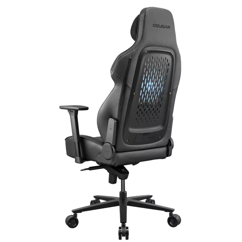Cadeira gaming universal COUGAR CGR-ARP-BLB Assento acolchoado Preto, Laranja