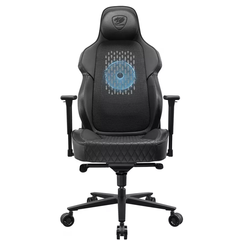 Cadeira gaming universal COUGAR CGR-ARP-BLB Assento acolchoado Preto, Laranja