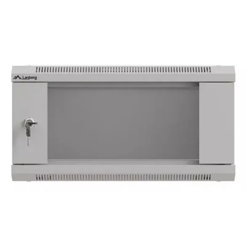 Armário de rack de parede LANBERG WF03-5304-10S, 4U, 60 kg, cinzento, 281x540x350 mm