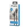 Cabo LANBERG USB-A para USB-A 2.0, ficha para conector fêmea, 1,8 m, preto
