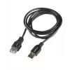Cabo LANBERG USB-A para USB-A 2.0, ficha para conector fêmea, 1,8 m, preto