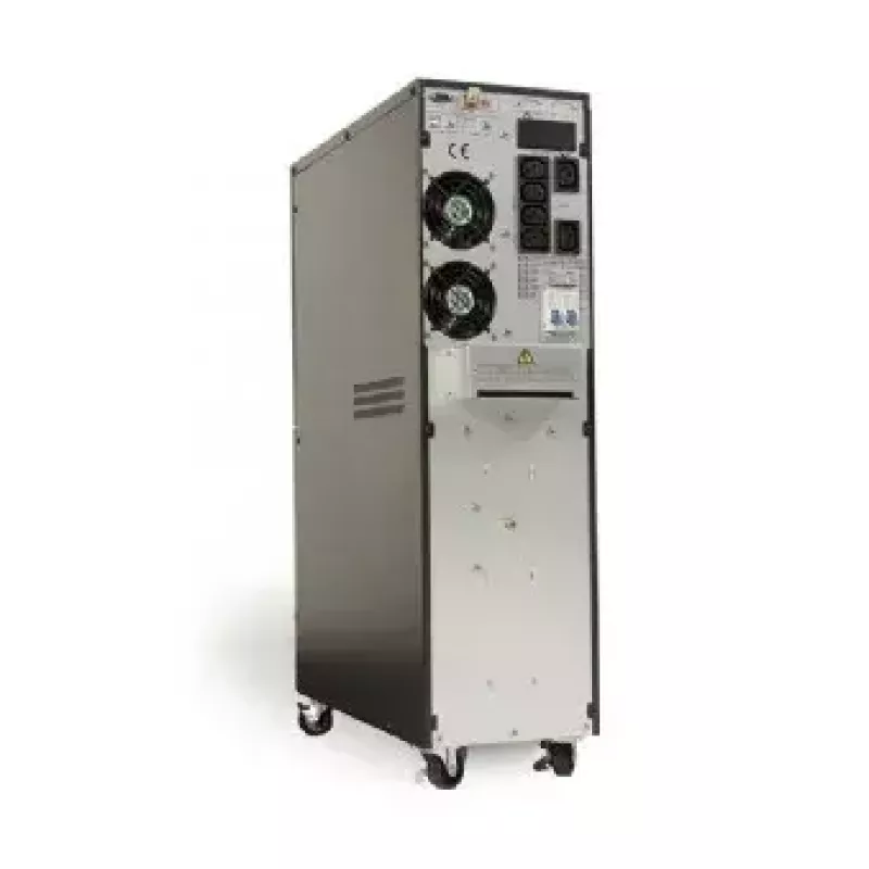 UPS Gembird EG-UPSO-6000 Online dupla conversão 6 kVA 6000 W 6 saídas AC bateria VRLA LCD preto torre