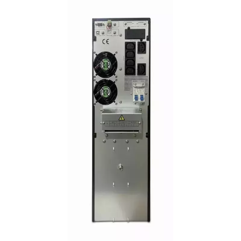 UPS Gembird EG-UPSO-6000 Online dupla conversão 6 kVA 6000 W 6 saídas AC bateria VRLA LCD preto torre