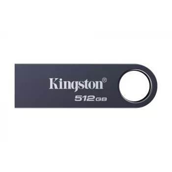 Pen drive KINGSTON DataTraveler SE9 G3 512 GB – USB Type-A, USB 3.2 Gen 1, 220/100 MB/s, sem tampa, Dark Nickel