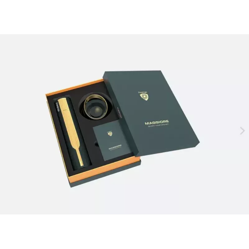 Saca-rolhas elétrico Prestigio PWO104GD, preto/dourado, altura 228 mm, peso 350 g