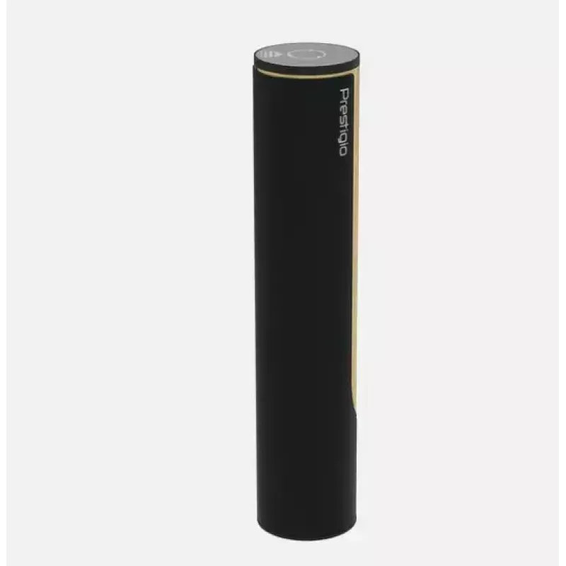 Saca-rolhas elétrico Prestigio PWO104GD, preto/dourado, altura 228 mm, peso 350 g