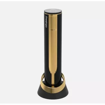 Saca-rolhas elétrico Prestigio PWO104GD, preto/dourado, altura 228 mm, peso 350 g