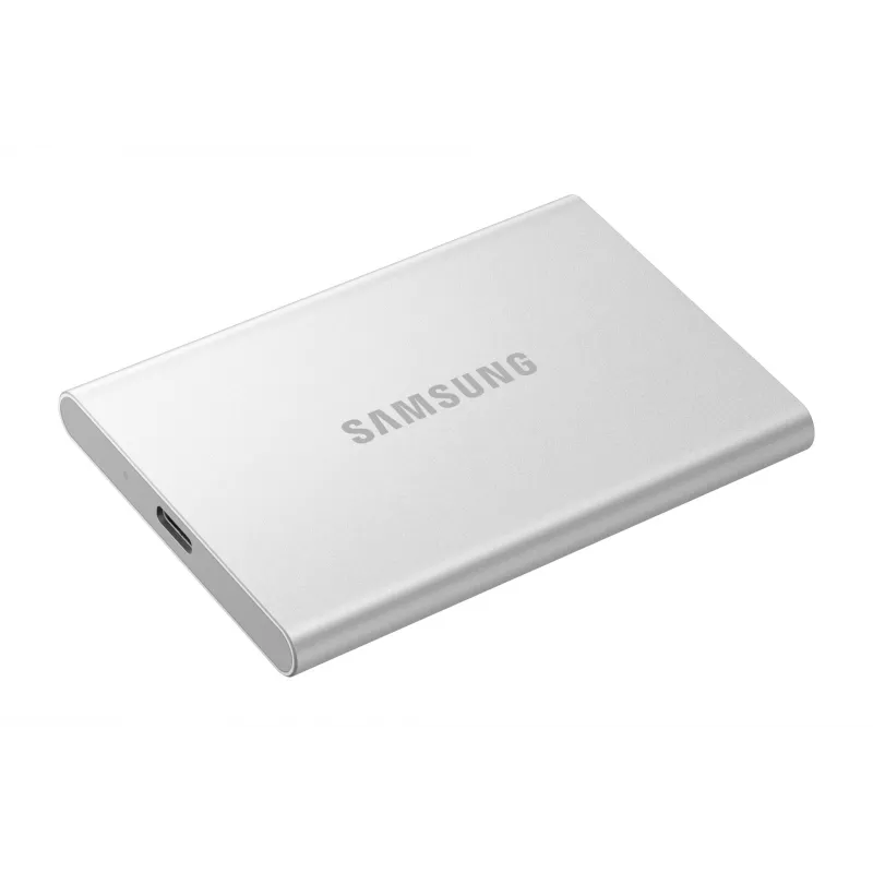 Unidade de estado sólido externa Samsung MU-PD1T0G/WW 1 TB USB Type-C 3.2 Gen 2 (3.1 Gen 2) prateada