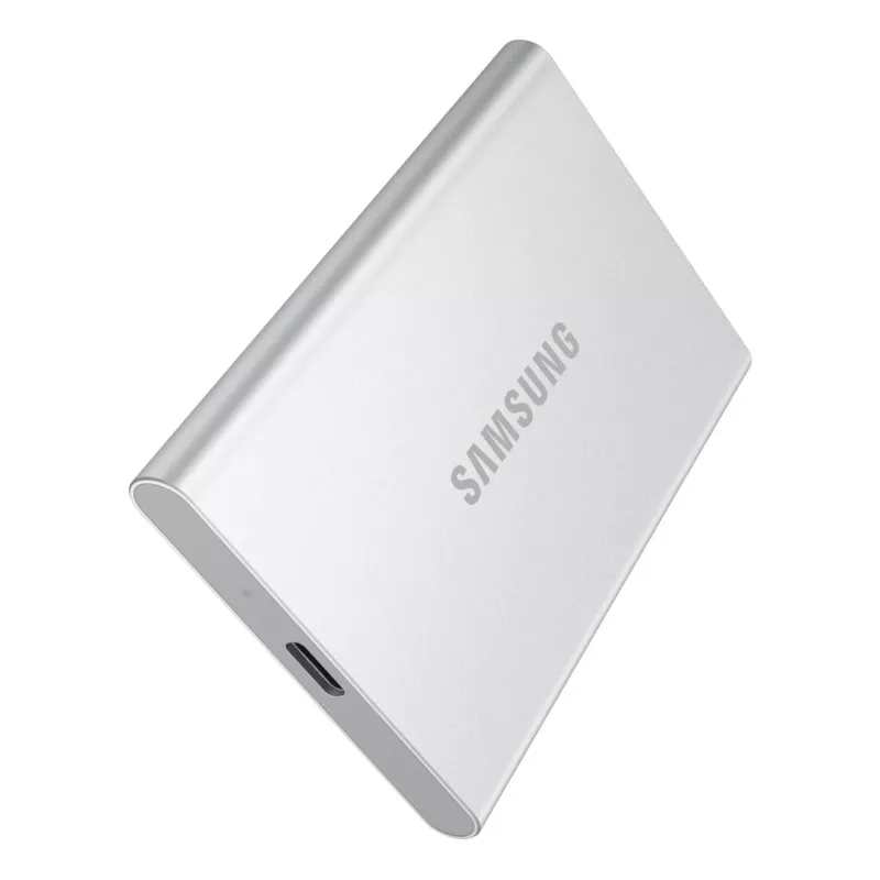 Unidade de estado sólido externa Samsung MU-PD2T0G/WW 2 TB USB Type-C 3.2 Gen 2 (3.1 Gen 2) prateada