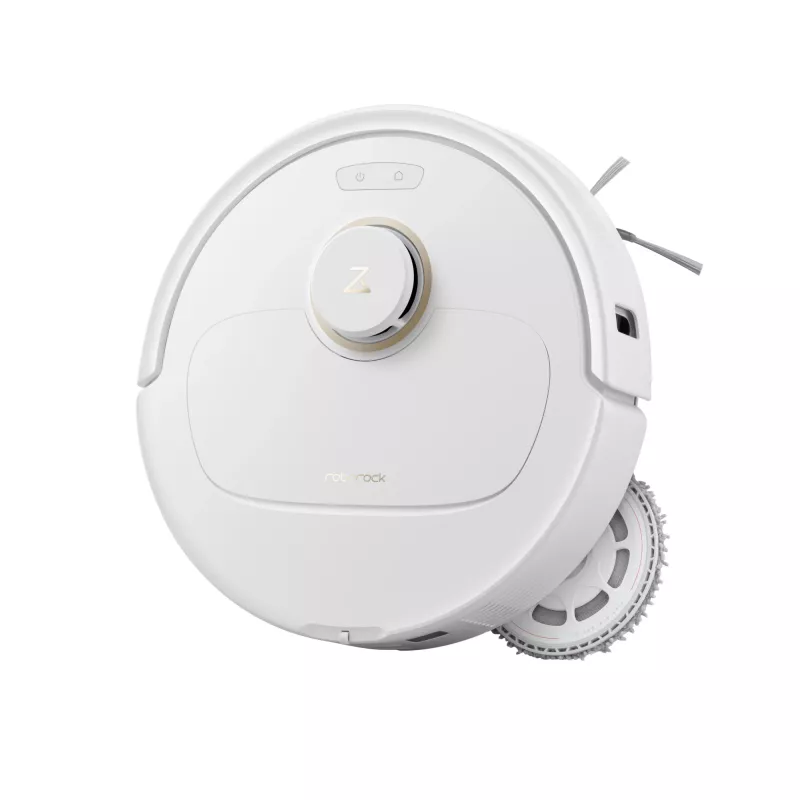 Aspirador robô Roborock Qrevo C Pro — branco, depósito de pó 0,325 l, autonomia 180 min, Li-Ion 5200 mAh, formato redondo