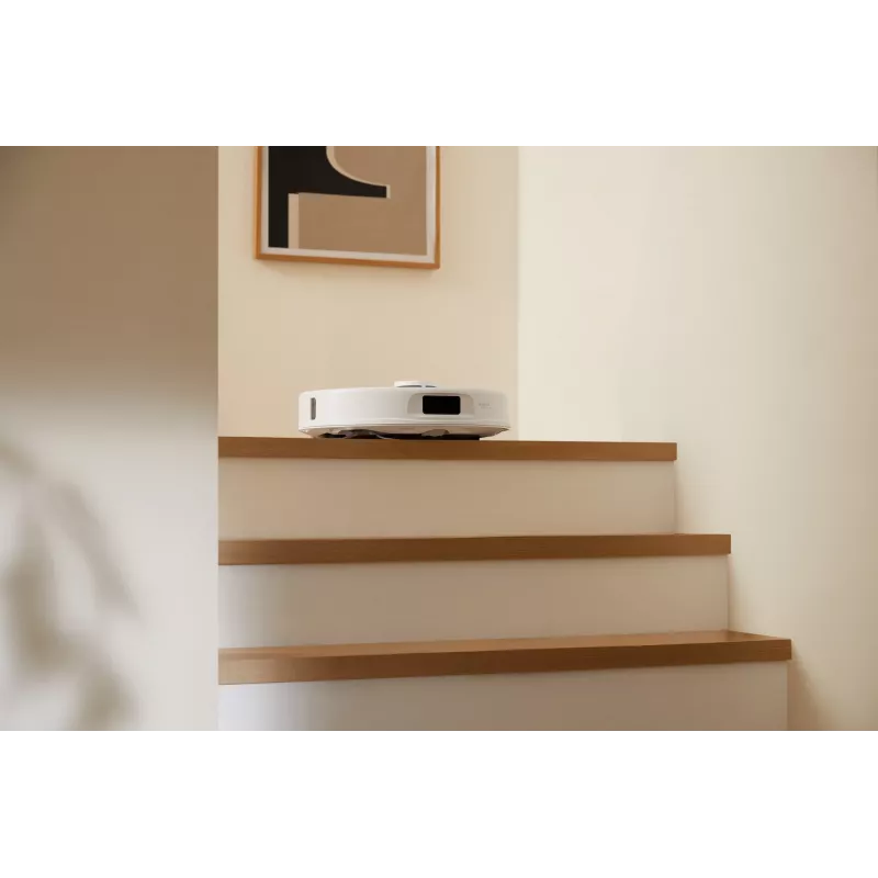 Aspirador robô Roborock Qrevo C Pro — branco, depósito de pó 0,325 l, autonomia 180 min, Li-Ion 5200 mAh, formato redondo