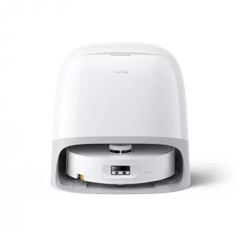 Aspirador robô Roborock Qrevo Curv 2 Flow – saco de pó, 0,325 l, Li-Ion 5200 mAh, 240 min, branco