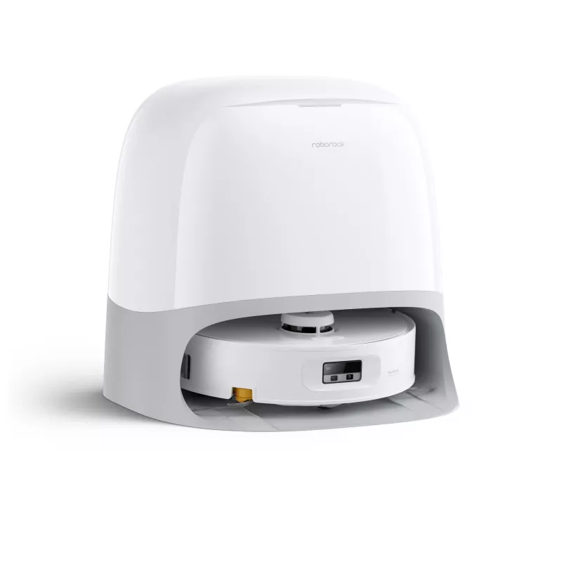 Aspirador robô Roborock Qrevo Curv 2 Flow – saco de pó, 0,325 l, Li-Ion 5200 mAh, 240 min, branco