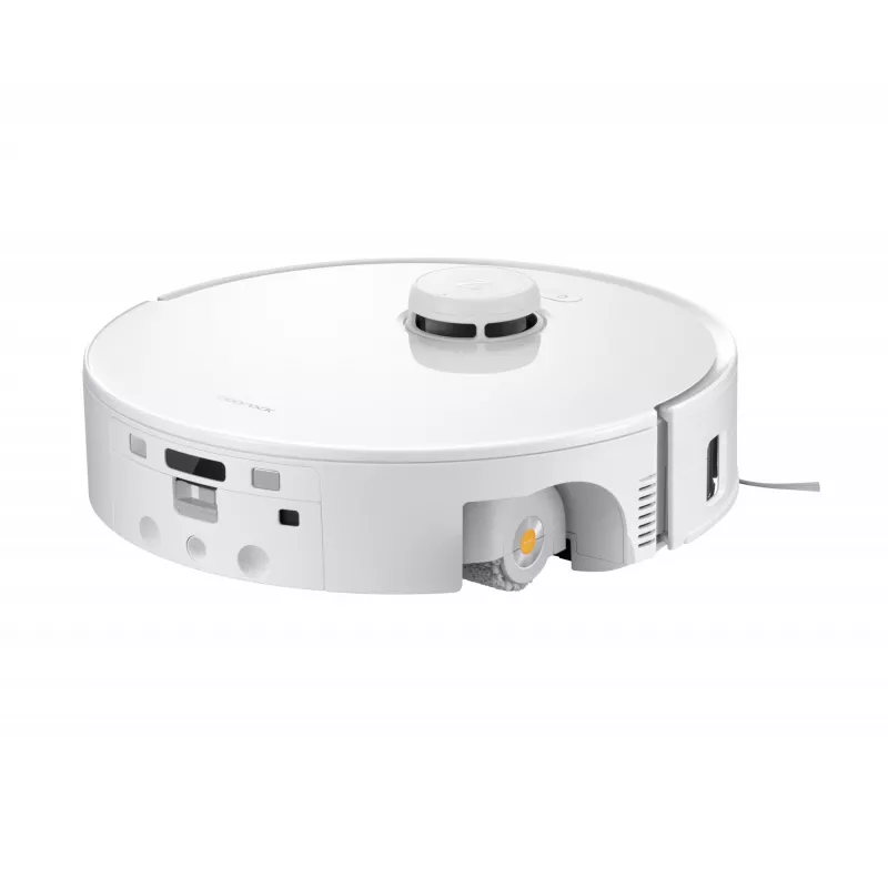 Aspirador robô Roborock Qrevo Curv 2 Flow – saco de pó, 0,325 l, Li-Ion 5200 mAh, 240 min, branco