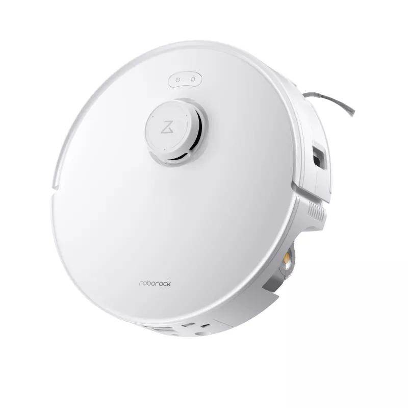Aspirador robô Roborock Qrevo Curv 2 Flow – saco de pó, 0,325 l, Li-Ion 5200 mAh, 240 min, branco