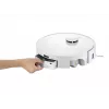 Aspirador robô Roborock Qrevo Curv 2 Flow – saco de pó, 0,325 l, Li-Ion 5200 mAh, 240 min, branco