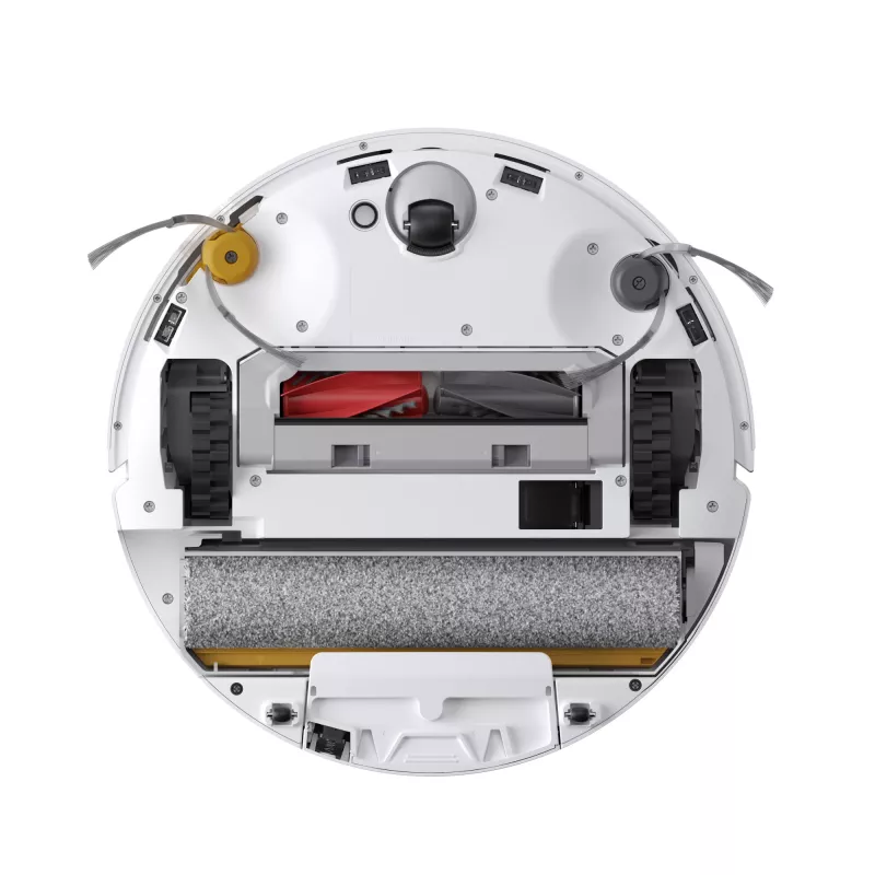 Aspirador robô Roborock Qrevo Curv 2 Flow – saco de pó, 0,325 l, Li-Ion 5200 mAh, 240 min, branco