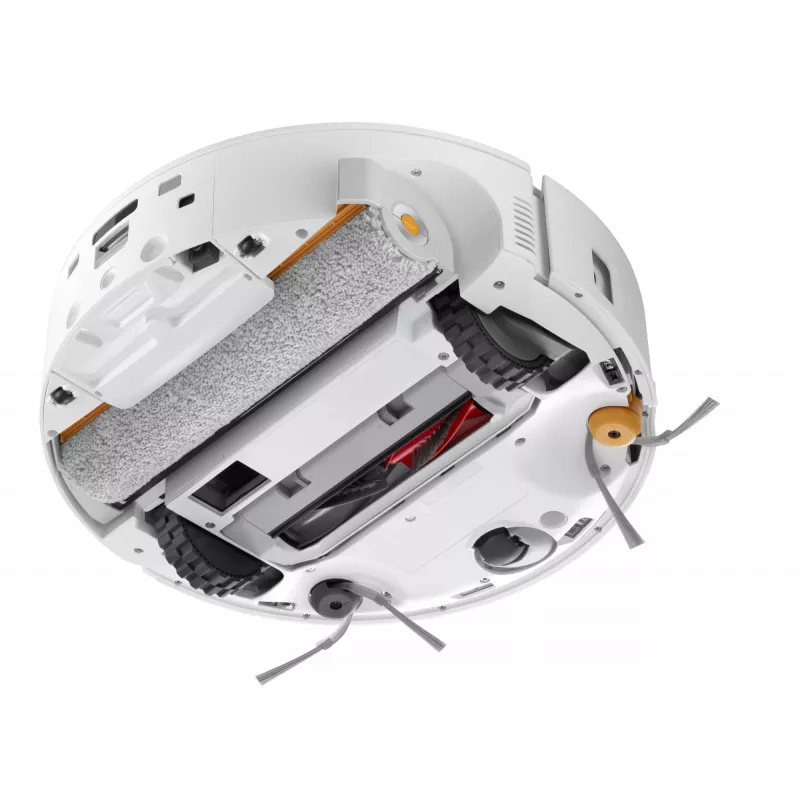 Aspirador robô Roborock Qrevo Curv 2 Flow – saco de pó, 0,325 l, Li-Ion 5200 mAh, 240 min, branco