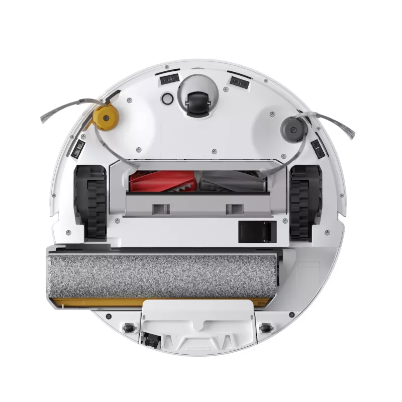 Aspirador robô Roborock Qrevo Curv 2 Flow – saco de pó, 0,325 l, Li-Ion 5200 mAh, 240 min, branco