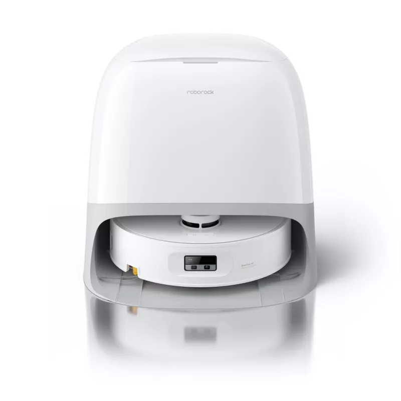 Aspirador robô Roborock Qrevo Curv 2 Flow – saco de pó, 0,325 l, Li-Ion 5200 mAh, 240 min, branco