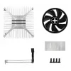 Arrefecedor de ar XILENCE A250PWM.B, ventoinha 92 mm, rolamento hidráulico, TDP 89 W, para socket AM4/AM5, preto