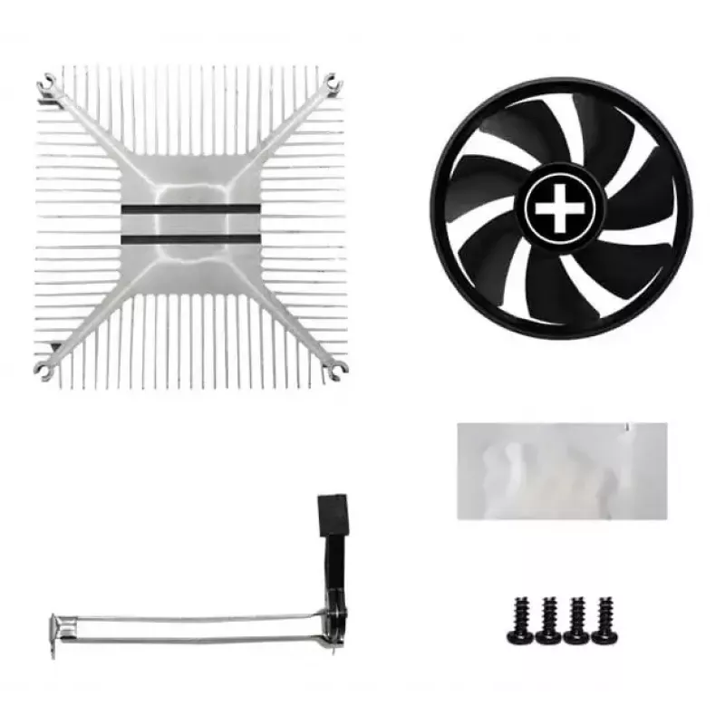 Arrefecedor de ar XILENCE A250PWM.B, ventoinha 92 mm, rolamento hidráulico, TDP 89 W, para socket AM4/AM5, preto