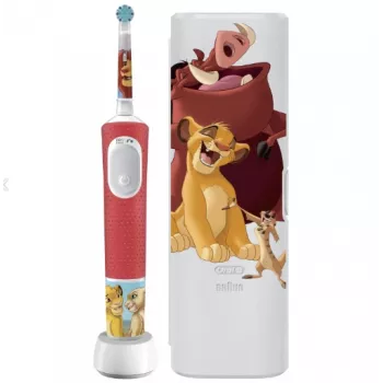 Escova de dentes elétrica infantil Oral-B Kids 80775003 rotativa-oscilante branca