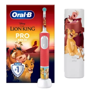 Escova de dentes elétrica infantil Oral-B Kids 80775003 rotativa-oscilante branca