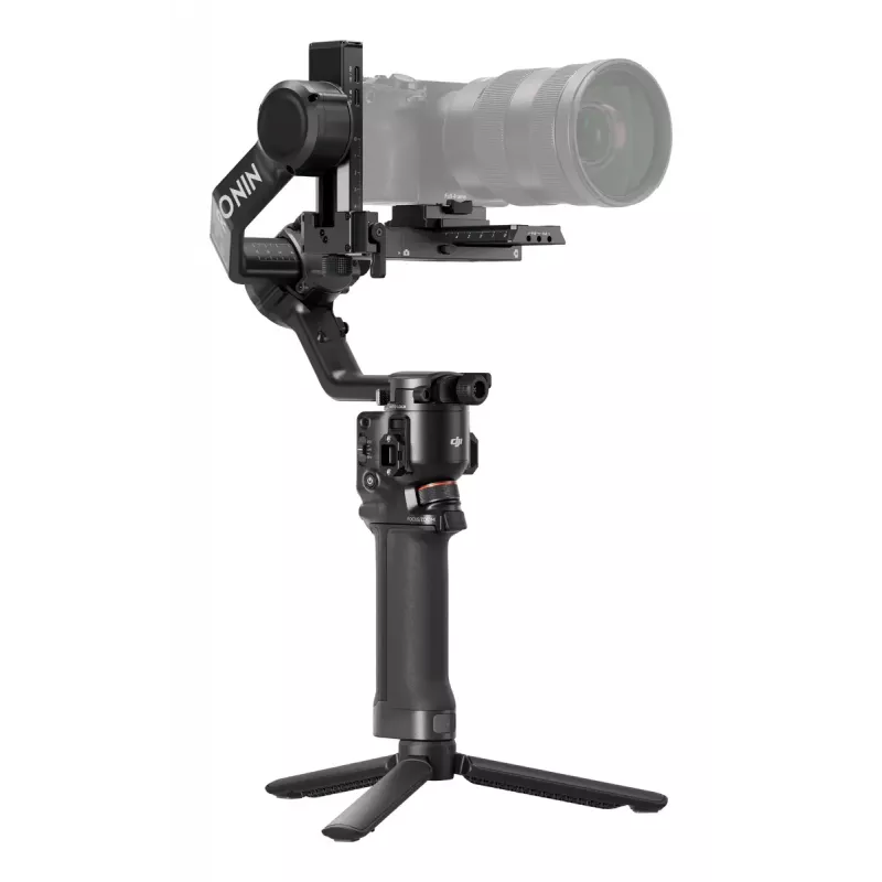 Estabilizador de câmara DJI RS 5 — alumínio, preto, 30 h de autonomia, 1,46 kg