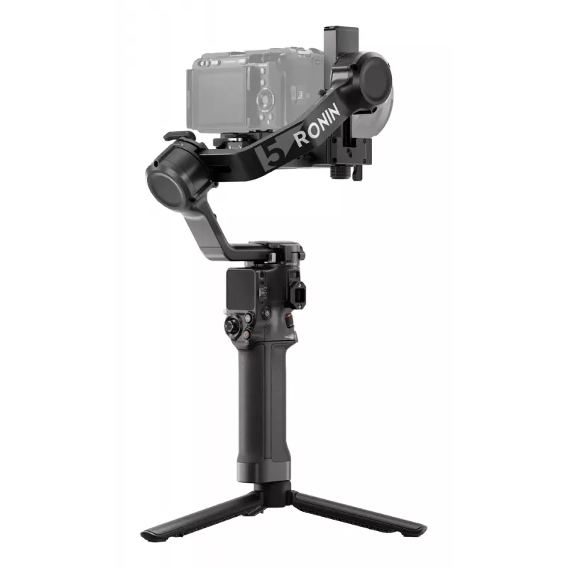 Estabilizador de câmara DJI RS 5 — alumínio, preto, 30 h de autonomia, 1,46 kg